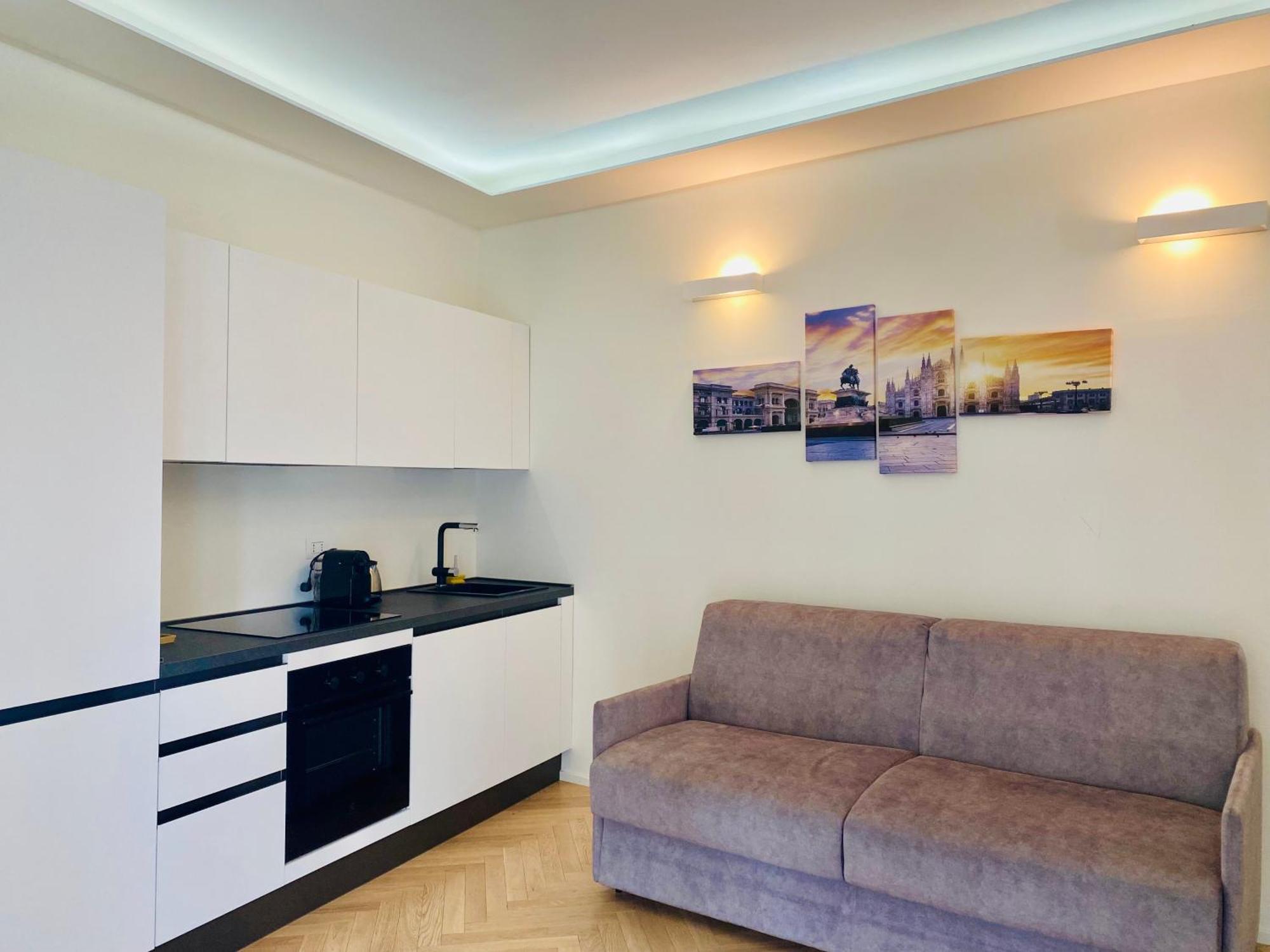 Sky View -Porta Nuova- Appartamento 2 Con Balcone Milano Dış mekan fotoğraf