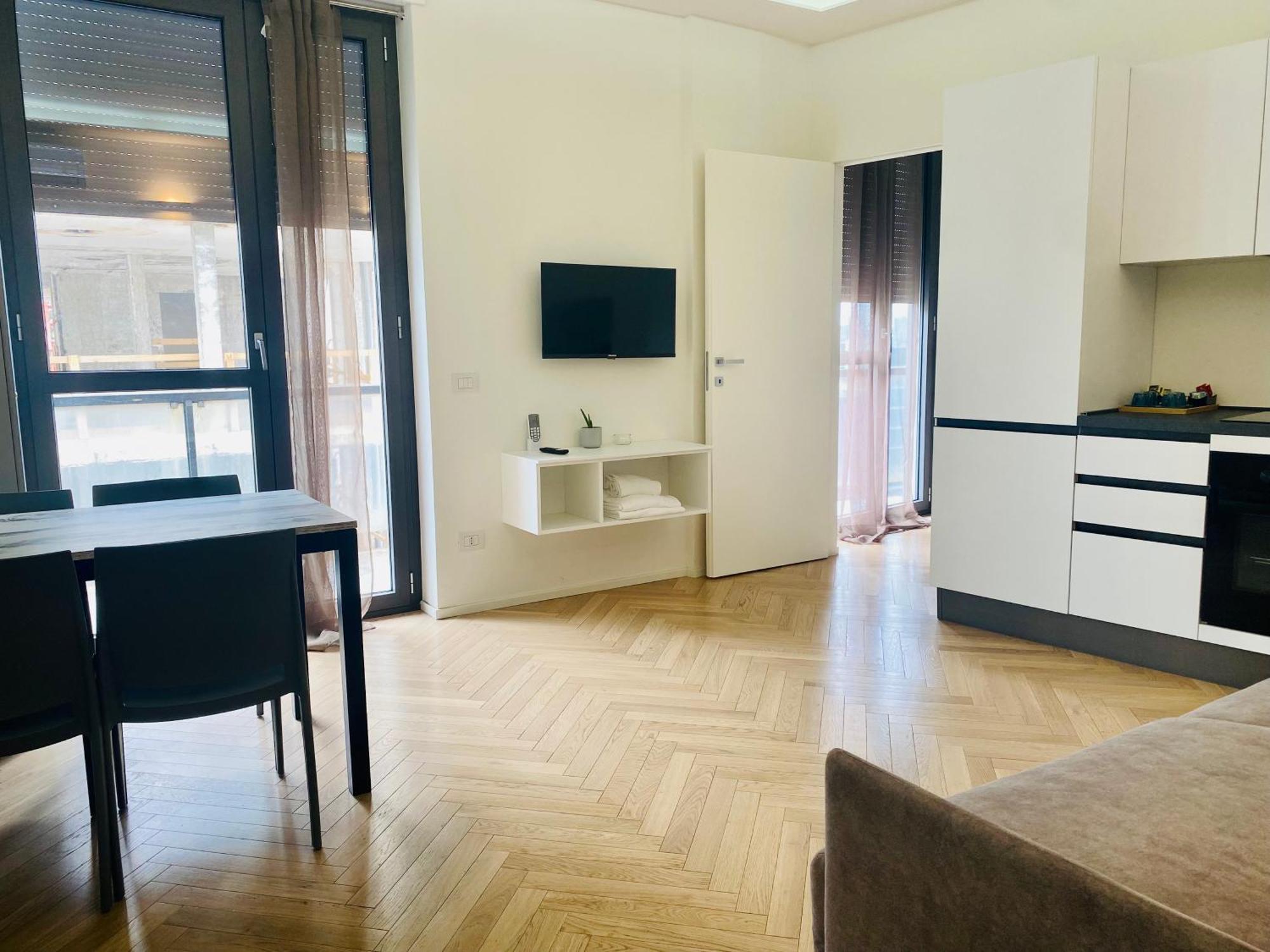 Sky View -Porta Nuova- Appartamento 2 Con Balcone Milano Dış mekan fotoğraf